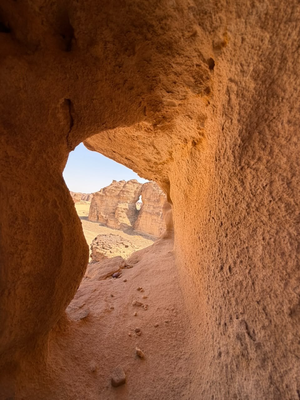 A rock window onto AlUla