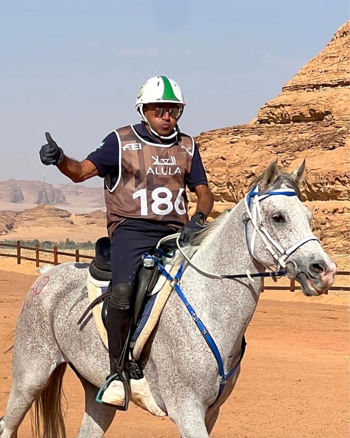 طارق طاهر في سباق العُلا للقدرة